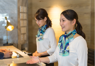 宿泊施設フロント補助業務ナイトフロント業務